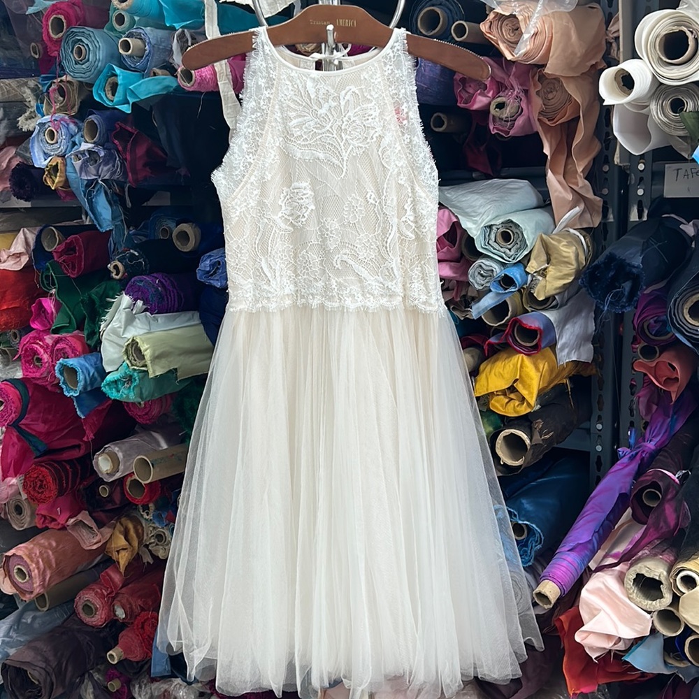 Baby pink/nude children’s party dress